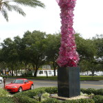 Mazda Miata MX-5 outside the Chihuly Collection at the Morean Arts Center in St. Petersburg, Florida